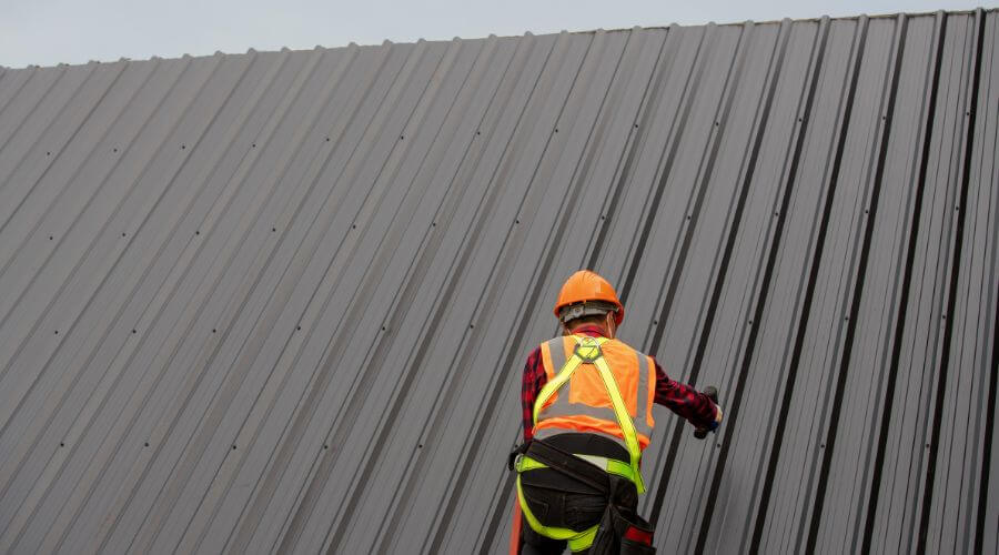 Professional metal roof installation services in Dwarf, KY
